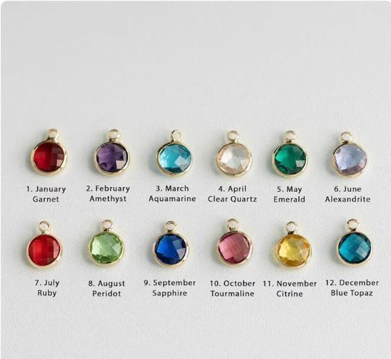 FLOWER BIRTHSTONE NECKLACE