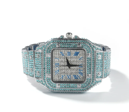 DIAMOND QUARTZ LUXURY WATCH