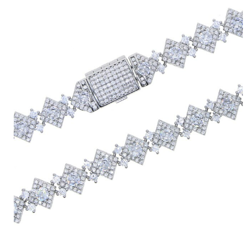 GEOMETRIC CHAIN NECKLACE