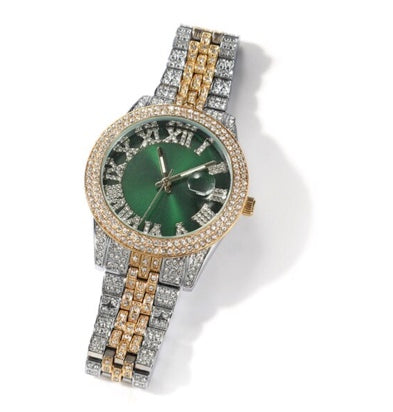 TWO TONE QUARTZ WATCH