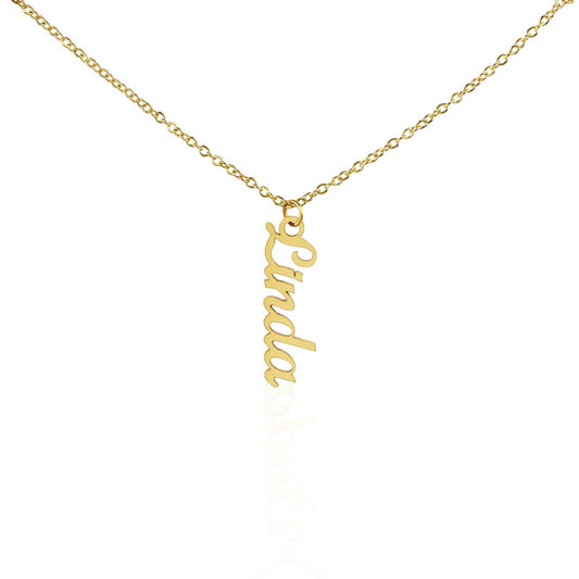 VERTICAL NAME NECKLACE