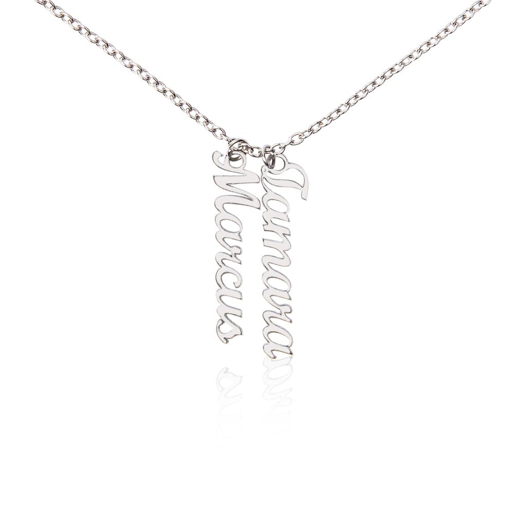 MULTI VERTICAL NAME NECKLACE