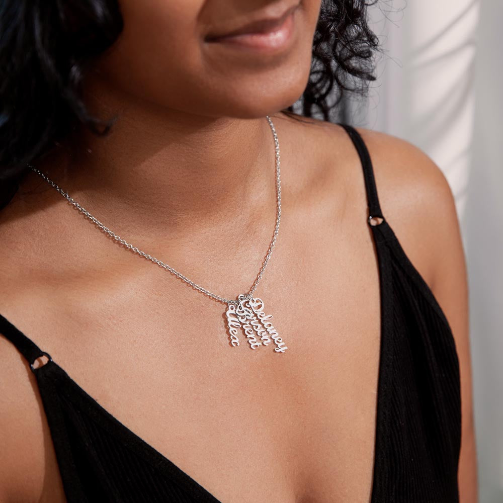 MULTI VERTICAL NAME NECKLACE