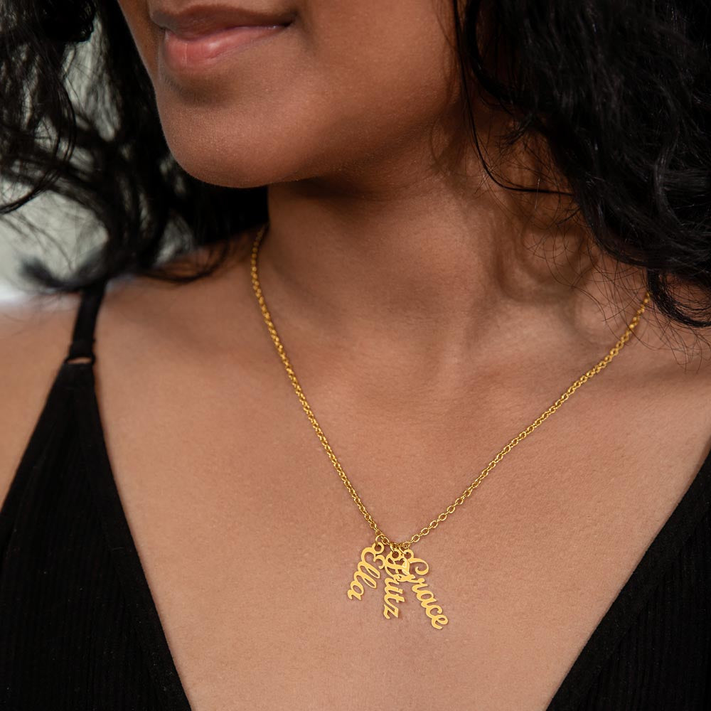 MULTI VERTICAL NAME NECKLACE