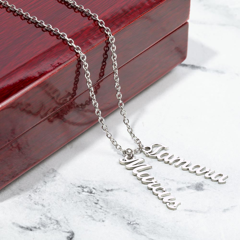 MULTI VERTICAL NAME NECKLACE