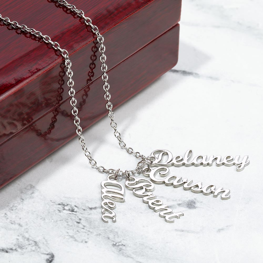 MULTI VERTICAL NAME NECKLACE