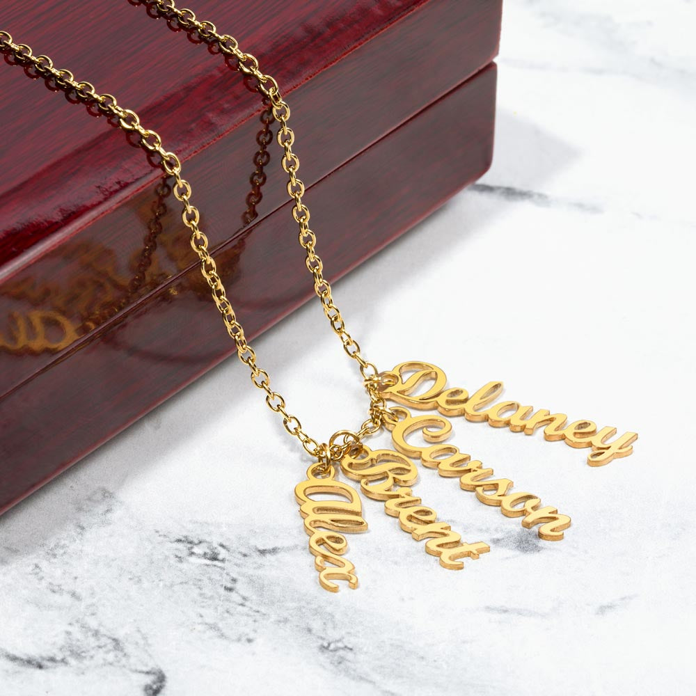 MULTI VERTICAL NAME NECKLACE