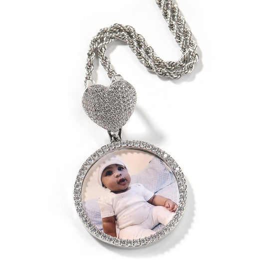 HEART PHOTO MEMORY NECKLACE