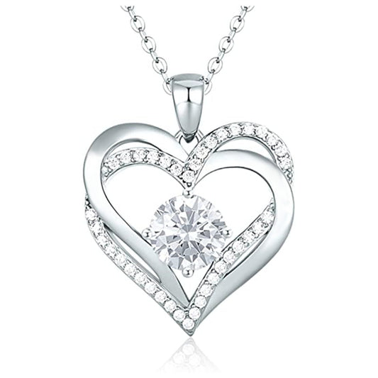 DOUBLE HEART NECKLACE
