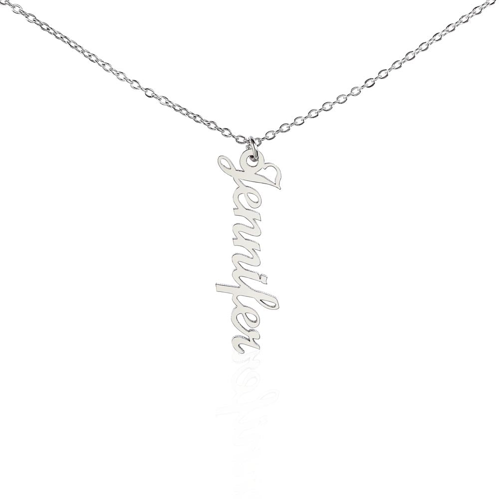 VERTICAL NAME NECKLACE